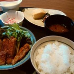 割烹 藍川 - ごはん、味噌汁は合わせ味噌？