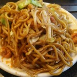 ぼてじゃこ - 料理写真:エビ焼きそば大盛り。