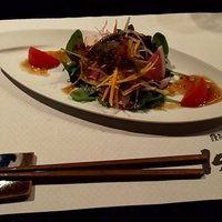 鉄板焼ステーキ 石垣庵 - オリジナル彩サラダ