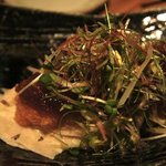 豆家福福 - 名古屋コーチンの冷しゃぶ？食感がとってもおもしろい！