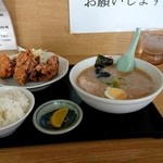 Ramen Daruma Ya - からあげセット２（どろラーメンで！）