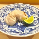 鮨 あらい - 虎河豚の白子