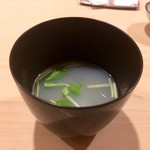鮨 あらい - お吸い物