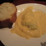 千年葡萄家 - ウニソースにバゲットをつけてもいいですね。