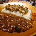 【カレー専門店】円山教授。 - 牡蠣とひき肉のカレー1,280円