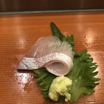 高鮨 - 玄海産 天然間八 天然ならではの爽やかな脂の旨味が素晴らしい！