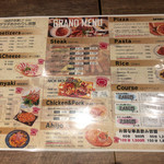 NICK HOUSE - メニュー