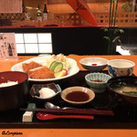 日本料理介寿荘 - プラチナポークのとんかつ膳