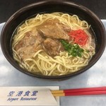 空港食堂 - 「ソーキそば」