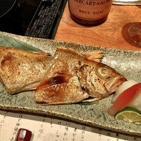 のどぐろ専門 銀座中俣 はなれ - のどぐろの塩焼き