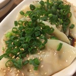 かつぎや - 水餃子です　とっても美味しんですが揚げ餃子の復活を希望します！