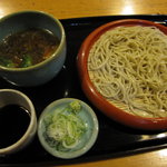 そば善 - 「鴨せいろ　￥800」を「大盛り１．５枚　＋￥150」へ・・