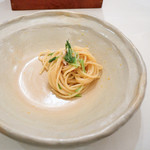 イル ギオットーネ - 雲子と水菜のスパゲッティ 黄柚子の香り