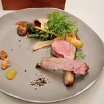 イル ギオットーネ - 仔羊の炭火焼き 季節のお野菜