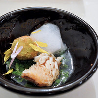 イル ギオットーネ 京都本店 - 甘鯛の鱗焼き 里芋と菊菜のフリカッセ