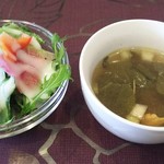 pathisuri-andoitariansakabarironderu - 週替りパスタはサラダとスープ付き