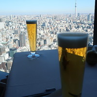 広東料理 センス - 生ビールで乾杯