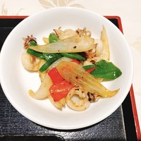 老香港酒家京都 - イカの炒め物