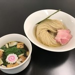 らぁ麺 はんにゃ - らぁ麺 はんにゃ(岡山県岡山市北区野田屋町)昆布水つけ麺 900円 ※初回