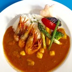 カフェテリアニューヨーク - Ｈ30.6月月替わり★　甘エビの旨みが詰まったスープカレー♪