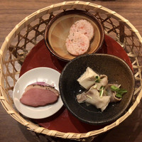 料理屋 とり匠 駒込店 - チキン南蛮膳 ¥1,100 の前菜盛合せ
