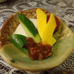 北新地たゆたゆ - ☆お付き出しは…新鮮なお野菜（＾◇＾）☆