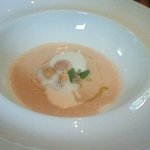 RISTORANTE OZIO - ozio　いろいろ野菜を浮かべた栗のクレマ.jpg