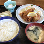 和食処あぶらや - 若鶏からあげ定食