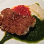 TRATTORIA GANZO - 鱈白子のソテー  3種類のソース