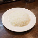 かつれつ四谷たけだ - もち豚ポークジンジャー定食 1320円 のライス