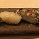 旬の魚貝握り寿司
