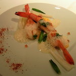 レフェルヴェソンス - 2011年5月ランチ（天使海老のポワレ）