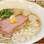 中華そば 七麺鳥 - 背脂生姜ラーメン　900円　生姜でポカポカ♪