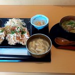 ごはん家 愛菜 - 定食890円＋小うどん380円