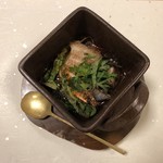 鰻はし本 - 鰻のアヒージョ風