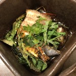 鰻はし本 - 鰻のアヒージョ風