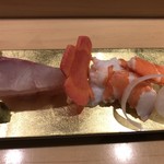 旬菜 おぐら家 - かんぱち・足赤海老