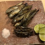 旬菜 おぐら家 - ホンモロコ炭火焼き