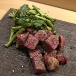 旬菜 おぐら家 - 尾崎牛の炭火焼き