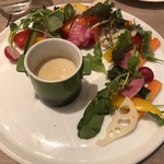 フェリーチェバジルBKカフェ - 季節野菜のバーニャカウダ