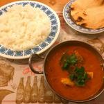 AASHIRWAD - ココナッツ＆マスタード風味の魚介のカレー（お魚）
      +新潟産インディカ米