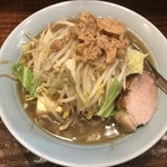 立川マシマシ - ミニラーメン750円（麺を豆腐に変更）上から