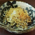 利久庵 - 蟹と焼椎茸きざみ野菜サラダ　６３０円