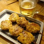 丹波地鶏とビオワイン 六賢 - ミンチ（つくね）