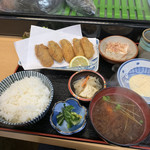 わらや - カキフライ定食