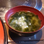 Sumibiyakiniku Rakuen - 味噌汁