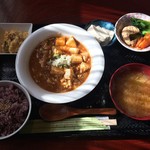Ohirugohan mamenohana - 日替わりランチ(マーボー豆腐)