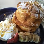 釜あげ生パスタ ぱすたろう - スフレパンケーキ