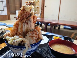 魚平食堂 - 海鮮天丼\1800