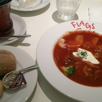 フラッグス カフェ - ボルシチセット